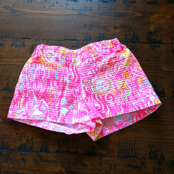 Lilly pulitzer girls shorts! EUC!